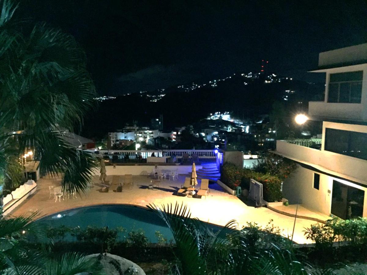 Villa Palmitas Acogedor Departamento Nivel Piscina Gigante Jardines Acapulco Buitenkant foto