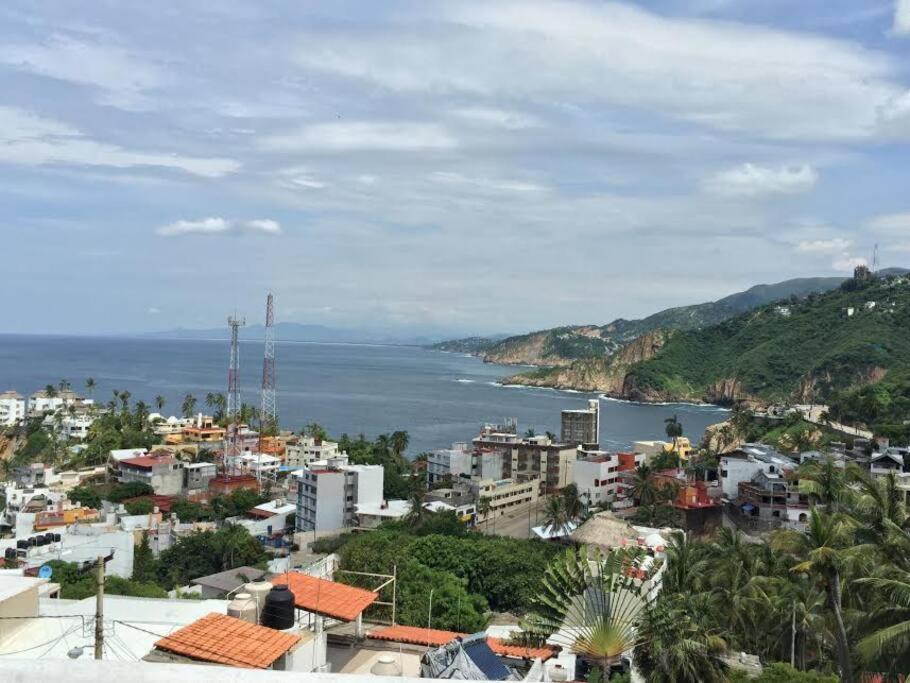 Villa Palmitas Acogedor Departamento Nivel Piscina Gigante Jardines Acapulco Buitenkant foto